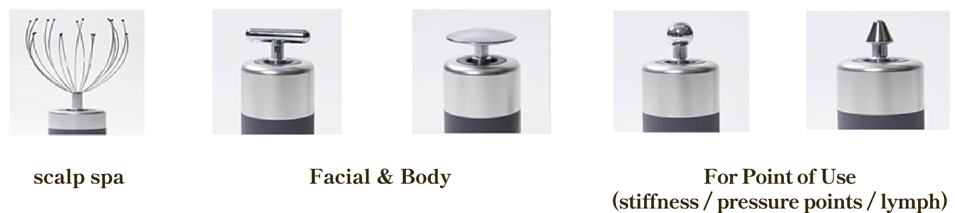 scalp spa / Facial & Body / For Point of Use (stiffness / pressure points / lymph)
